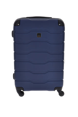 Trolley medio blu rigido con 4 ruote 2T2L156/M