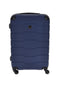 Mittelblauer Hartschalentrolley mit 4 Rädern 2T2L156/M