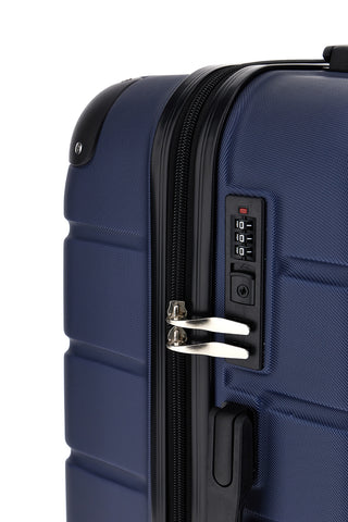 Trolley grande blu rigido con 4 ruote 2T2L156/G