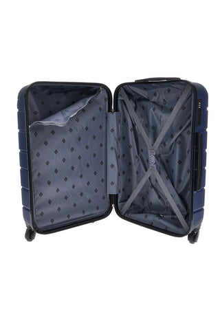 Trolley grande blu rigido con 4 ruote 2T2L156/G