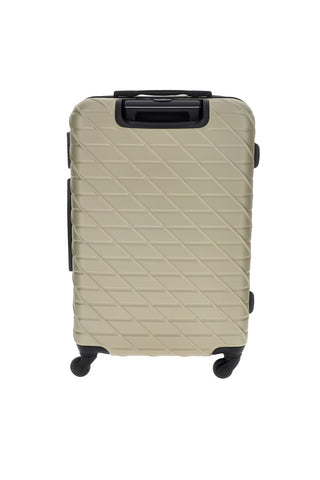 Trolley piccolo champagne rigido con 4 ruote Prima riga PR157/P