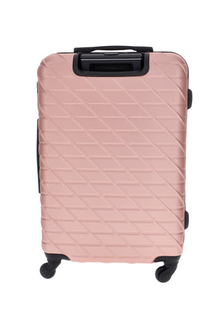 Medium Trolley rose gold starr mit 4 Rädern Prima riga PR157/M