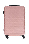 Trolley grande rose gold rigido con 4 ruote Prima riga PR157/G