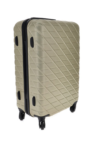 Trolley grande champagne rigido con 4 ruote Prima riga PR157/G