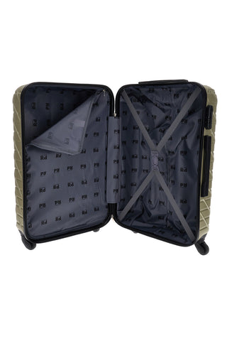 Trolley grande champagne rigido con 4 ruote Prima riga PR157/G