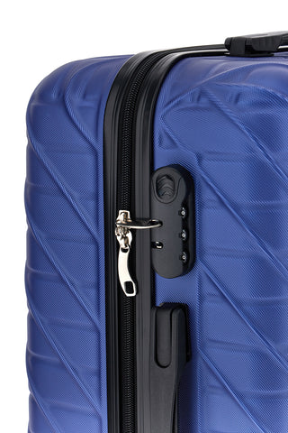 Trolley grande blu rigido con 4 ruote Prima riga PR157/G