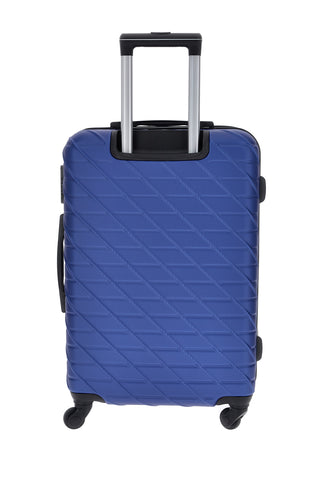 Trolley grande blu rigido con 4 ruote Prima riga PR157/G