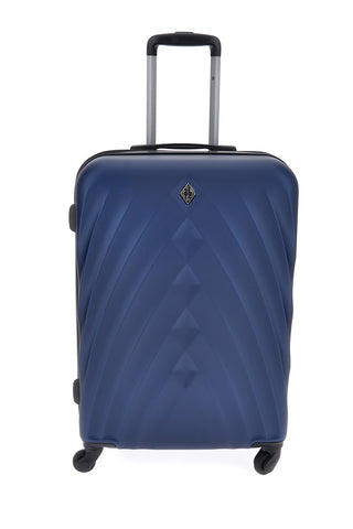 Trolley blu rigido piccolo 4 ruote 2T2L 155/P