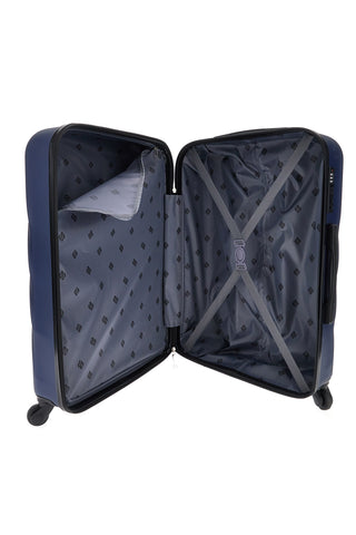 Medium starr blau Trolley 4 Räder 2T2L 155/M