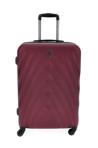 Trolley bordeaux rigido piccolo 4 ruote 2T2L 155/P