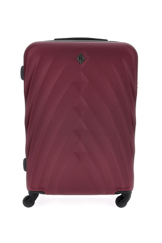 Trolley bordeaux rigido medio 4 ruote 2T2L 155/M