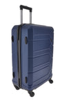 Trolley piccolo blu rigido 4 ruote Indigeno INDIGENO179/P