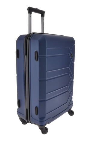 Trolley piccolo blu rigido 4 ruote Indigeno INDIGENO179/P