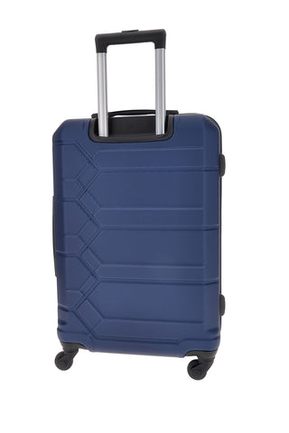 Trolley piccolo blu rigido 4 ruote Indigeno INDIGENO179/P