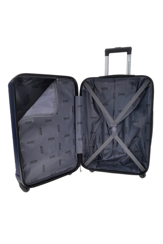 Trolley piccolo blu rigido 4 ruote Indigeno INDIGENO179/P