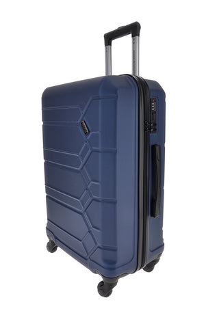 Trolley medio blu rigido 4 ruote Indigeno INDIGENO179/M
