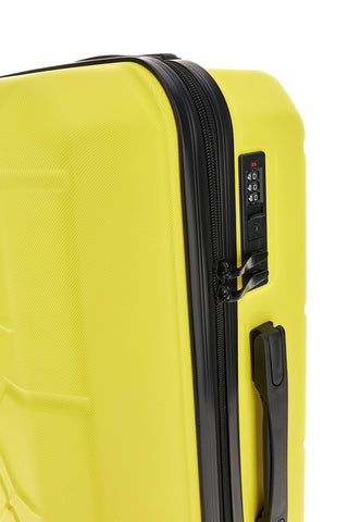 Trolley medio giallo rigido 4 ruote Indigeno INDIGENO179/M