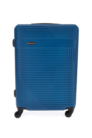 Trolley Valigia media royal blu Prima Riga PR171M
