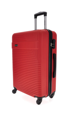 Mittlerer roter Rollkoffer Prima Riga PR171M