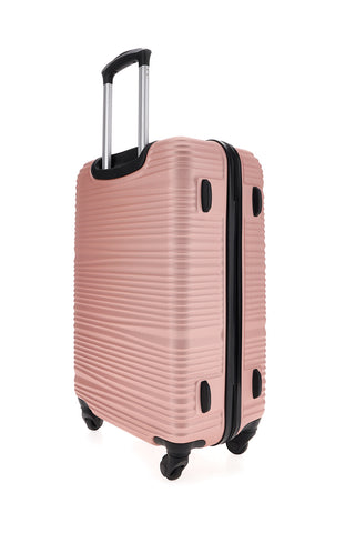 Valigia Trolley piccolo rosa 4 ruote multidirezionali Prima Riga PR172P