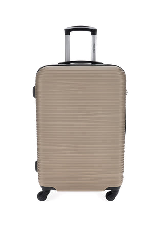 Kleiner Champagner Koffer 4 multidirektionale Räder Prima Riga PR172C