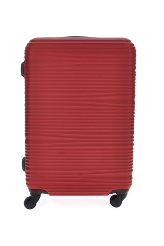 Valigia Trolley medio rossa 4 ruote multidirezionali Prima Riga PR172M