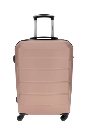 Valigia trolley cabina rosa con manico telescopico Prima Riga PR173/P