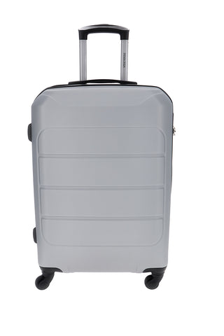 Valigia trolley cabina argento con scocca rigida Prima Riga PR173/P