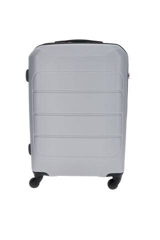 Valigia trolley media argento 4 ruote multidirezionali Prima Riga PR173/M