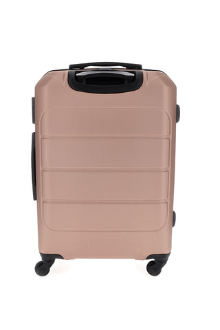 Valigia trolley grande rosa con lucchetto integrato Prima Riga PR173/G