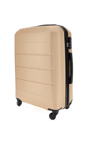 Valigia trolley grande champagne con lucchetto integrato Prima Riga PR173/G