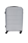 Valigia trolley grande argento con lucchetto integrato Prima Riga PR173/G