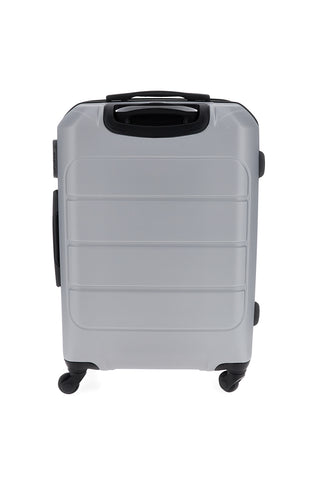 Valigia trolley grande argento con lucchetto integrato Prima Riga PR173/G