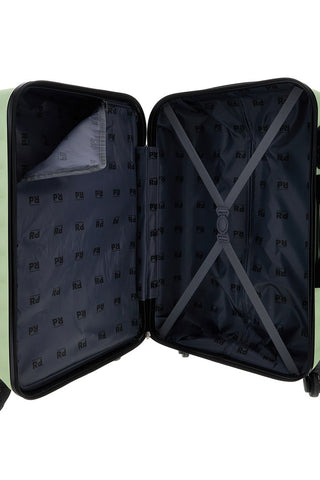 Trolley medio verde menta rigido Prima Riga PR184/M