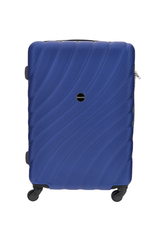 Trolley rigido piccolo blu con ruote girevoli Prima riga PR185/P