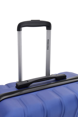 Trolley rigido piccolo blu con ruote girevoli Prima riga PR185/P
