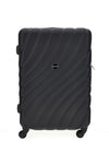 Valigia Trolley Grande rigida nera con lucchetto a combinazione Prima riga PR185/G