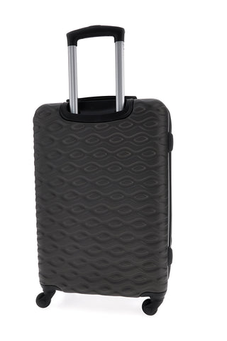 Trolley piccolo grigio rigido 4 ruote Prima riga PR187/P