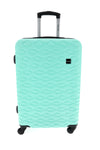 Trolley piccolo verde acqua rigido 4 ruote Prima riga PR187/P