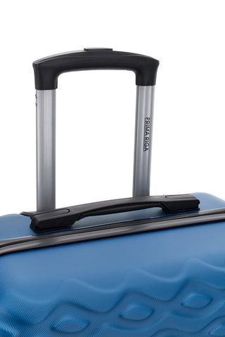 Trolley medio blu rigido 4 ruote Prima riga PR187/M
