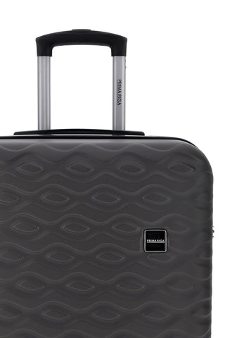 Trolley grande grigio rigido 4 ruote Prima riga PR187/G