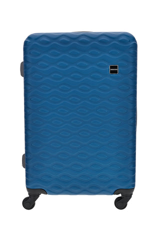 Trolley grande blu rigido 4 ruote Prima riga PR187/G