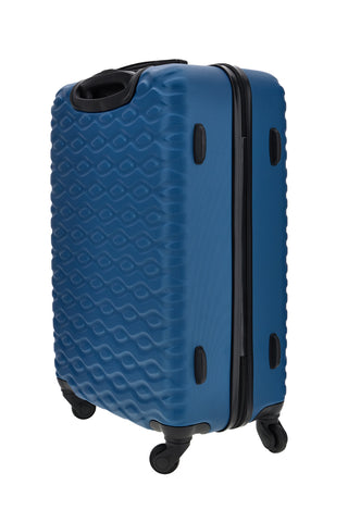 Trolley grande blu rigido 4 ruote Prima riga PR187/G
