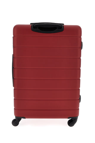 Trolley grande rosso rigido 4 ruote Prima riga PR188/G