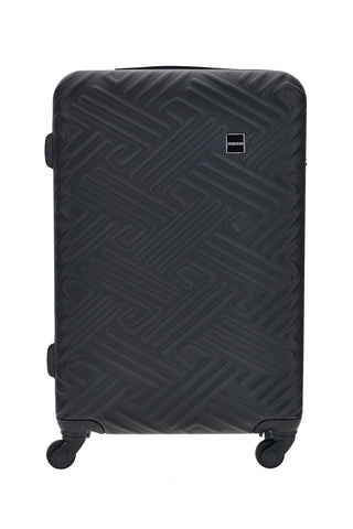 Valigia trolley piccola in nero rigida Prima Riga PR189/P