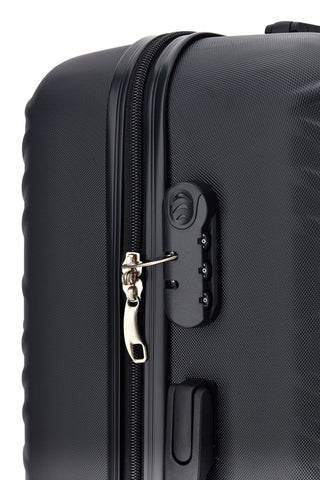 Valigia trolley grande in nero rigida Prima Riga PR189/G