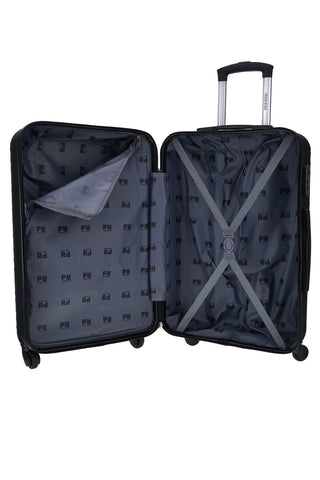Valigia trolley grande in nero rigida Prima Riga PR189/G