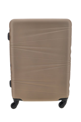 Valigia Trolley Grande rigida champagne 4 ruote Prima riga PR190/G