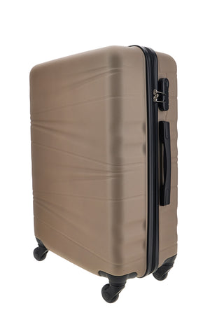 Valigia Trolley Grande rigida champagne 4 ruote Prima riga PR190/G
