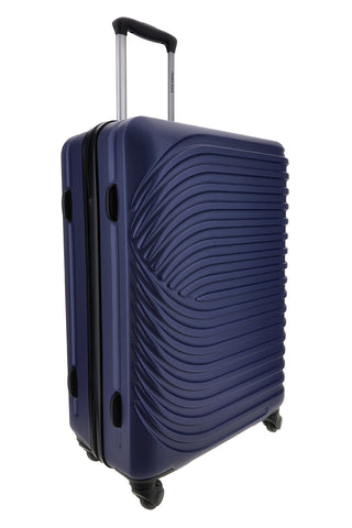 Trolley Valigia Piccola rigida blu 4 ruote Prima riga PR191/P
